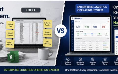 Excel vs courier management software for efficient courier operations and shipment management